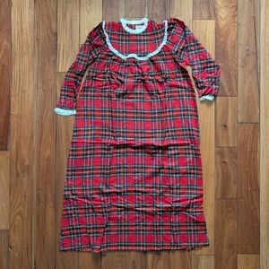 L.L. Bean Vintage Plaid Nightgown (M)